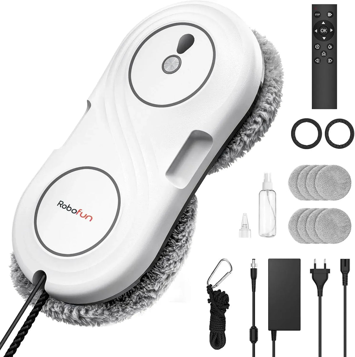 Moteur, Robot, robot aspirateur laveur, 63 mm, 3 Modes, pour Tous Types de Fenêtres
