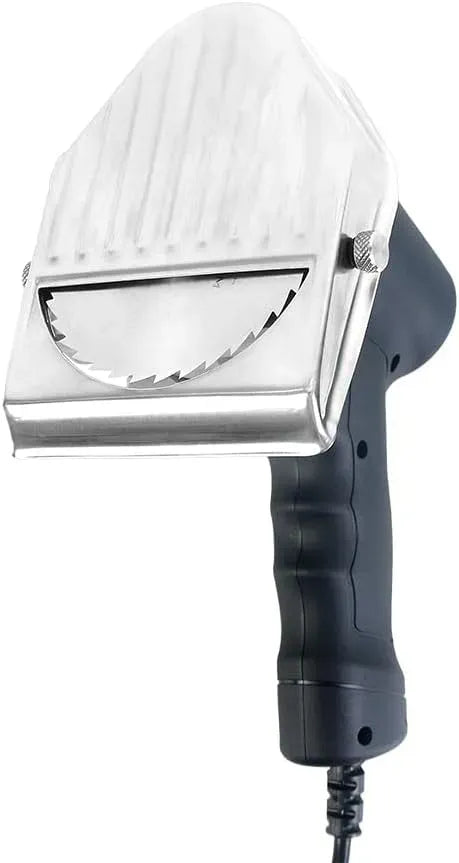 0-8mm Épaisseur réglable, Trancheuse à Kebab Electrique, avec 2 lames en acier inoxydable, Coupe-viande pour Shawarma et Gyros, Idéal pour la