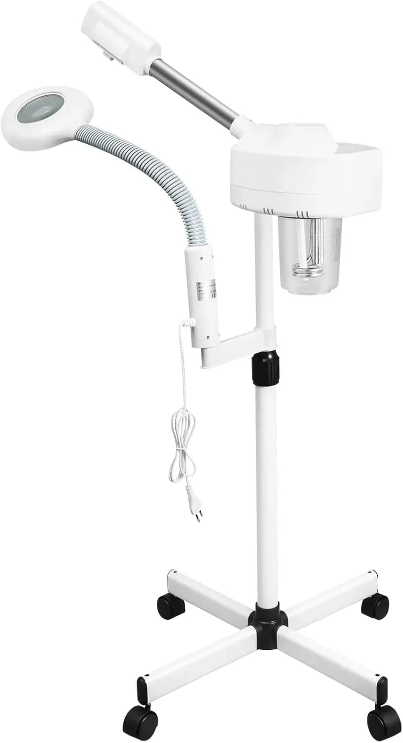 Cuiseur, lampe, 600 ml, roulettes de déplacement, grand réservoir, décoration de salon, vapeur, professionnel, pour le Visage