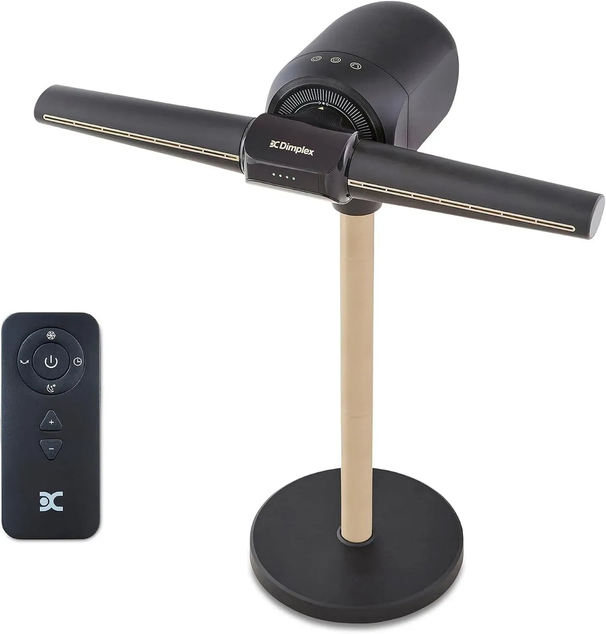 Ventilateur, 36 dB, DIMPLEX, minuteur, oscillation, silencieux, Double Direction 2×180°, Oscillation 90°, Portée 20 m, 5 Vitesses
