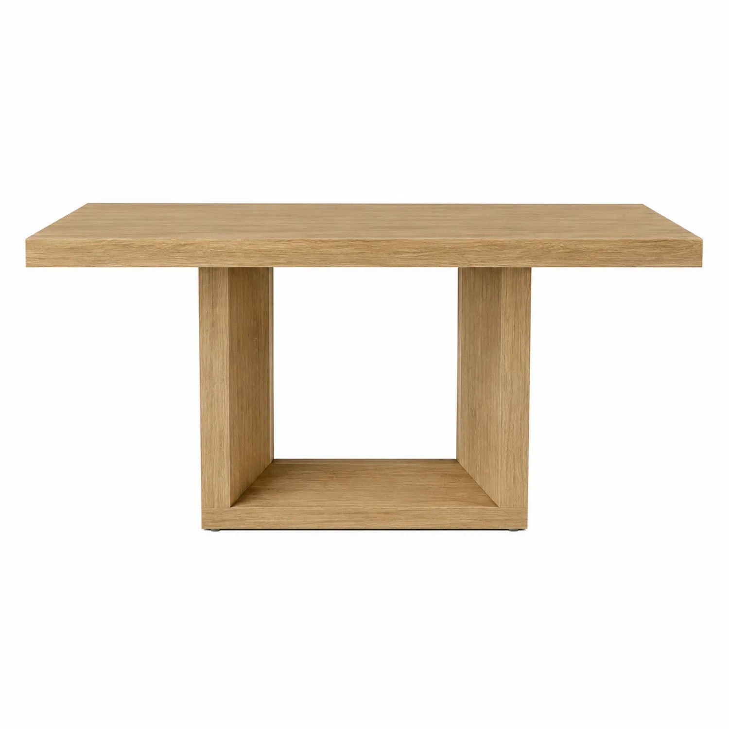 Mesa de comedor de madera maciza de roble 180x90x75 cm
