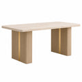 Mesa de comedor de mármol y metal beige