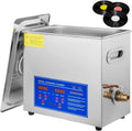 Radiateur électrique, 6 L, 180 W, minuteur, professionnel, nettoie 1 à 6 disques simultanément, 40 kHz