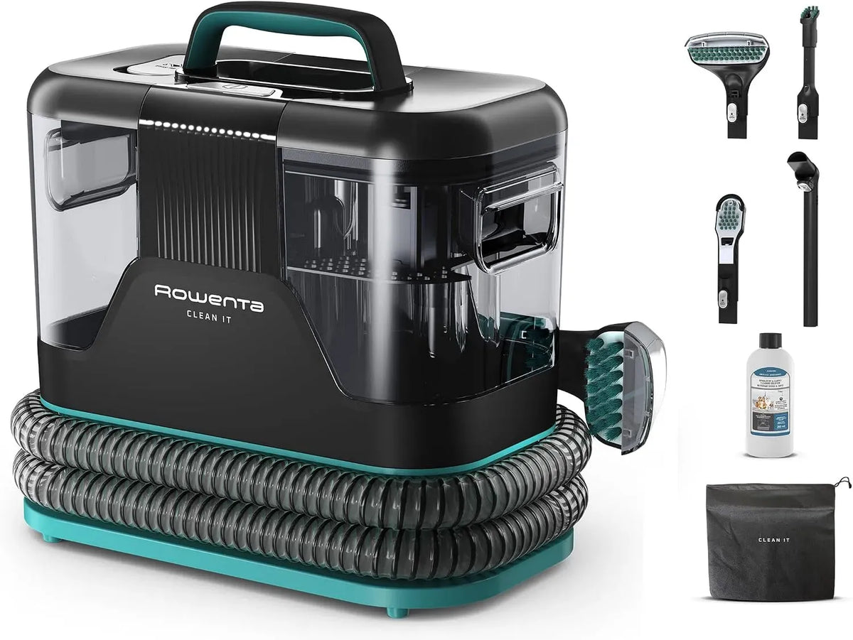 Rowenta tapis, noir, Clean It Shampouineuse Détacheur de Taches et