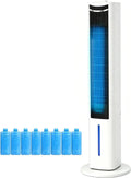 Climatiseur, 3 L, 3 vitesses, oscillation, grand réservoir, Tour Rafraichisseur D'air Avec Réservoir de 3 L